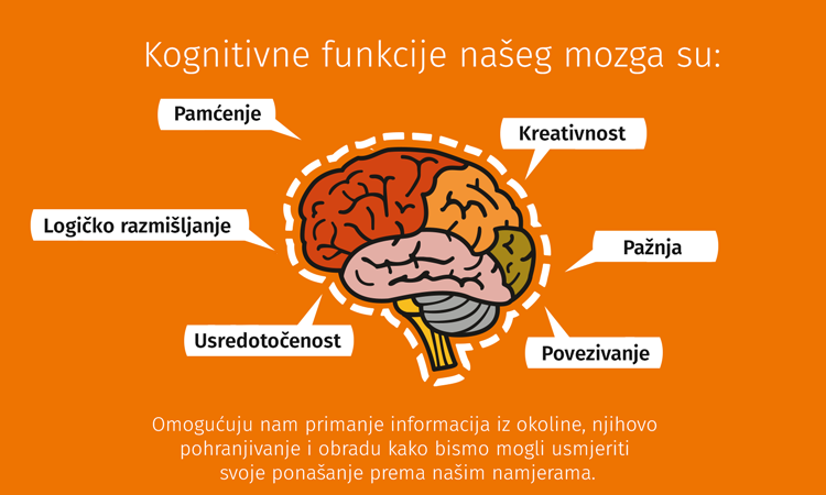 Kognitivne funkcije našeg mozga su